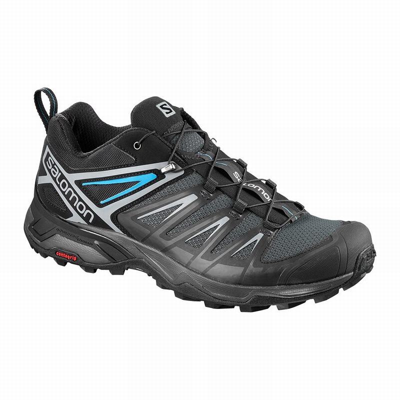 Salomon Israel X ULTRA 3 - Mens Hiking Shoes - Black (PHNR-95410)